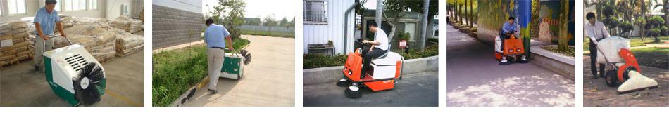 Fellow sweeper with dust box and large functions and configure the side brush dust, no dust when cleaning, simple operation, fast sweeping the ground, suitable for factories, sidewalks, warehouses, parking lots, roads.